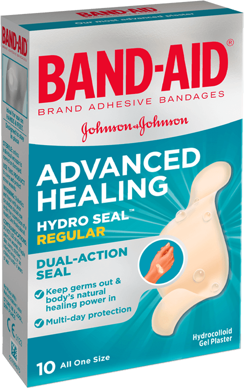 Advanced Healing Regular 10s - Band-aid Flexible Fabric Bandages All One Size - 30 (800x800), Png Download