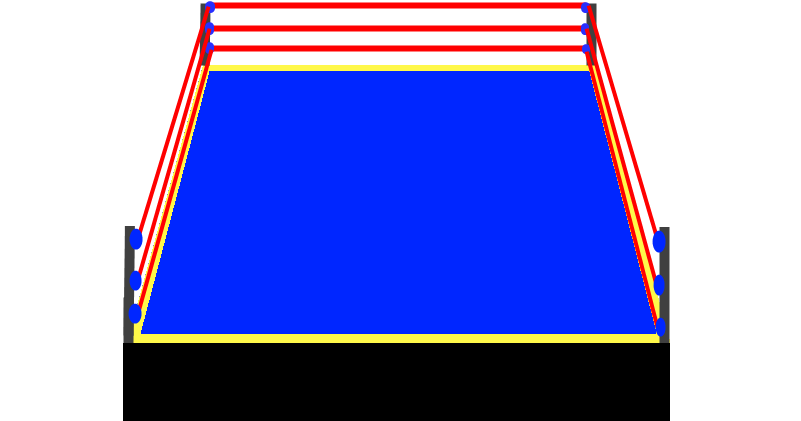 Boxingring - Boxing Ring Clipart (800x480), Png Download