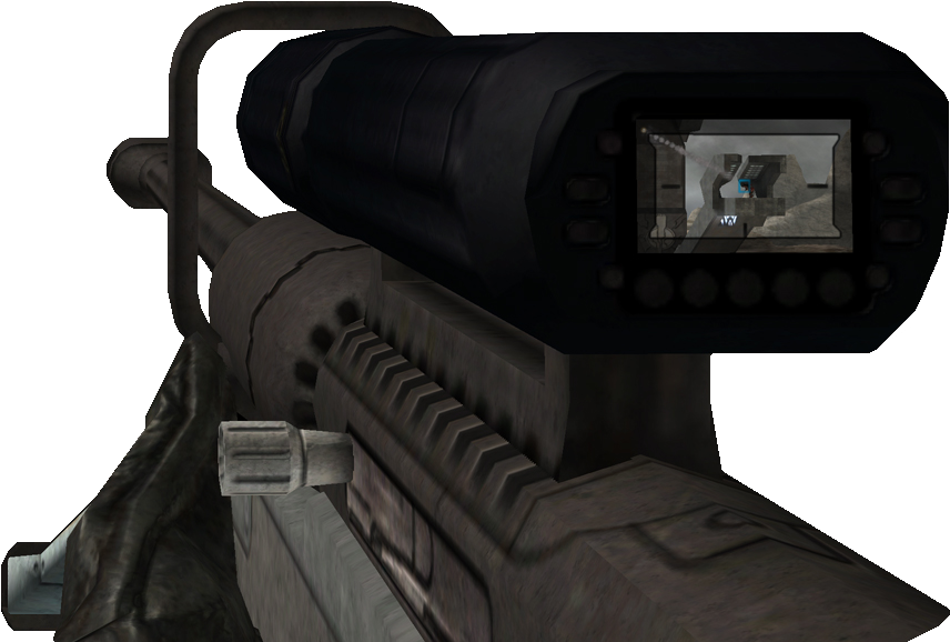The M7s Smg Has A Red-dot Visor, The Zoom Doesn't - Halo 2 (880x600), Png Download
