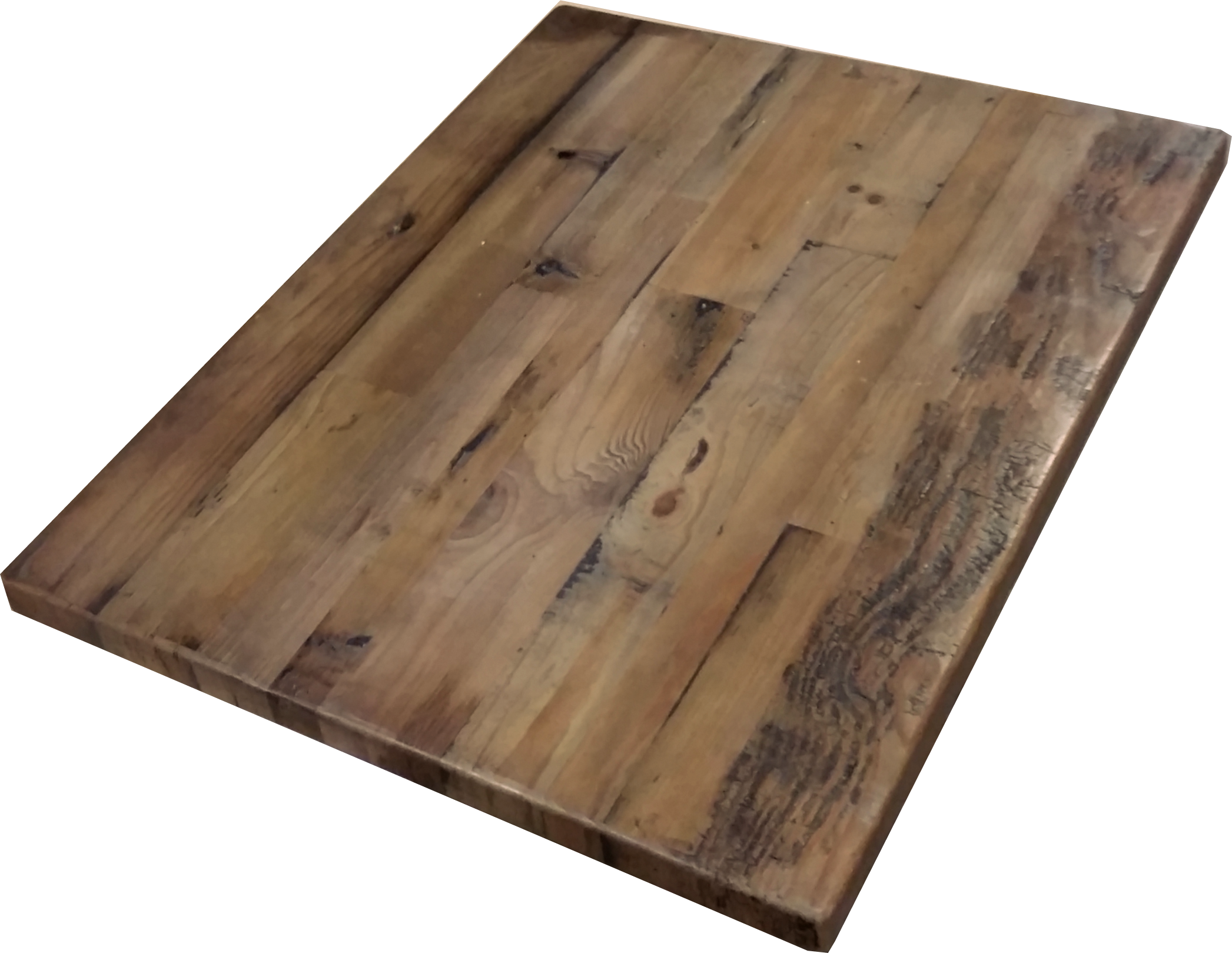 Restaurant & Cafe Supplies Online Has Reclaimed Wood - Reclaimed Wood Top (2093x1619), Png Download