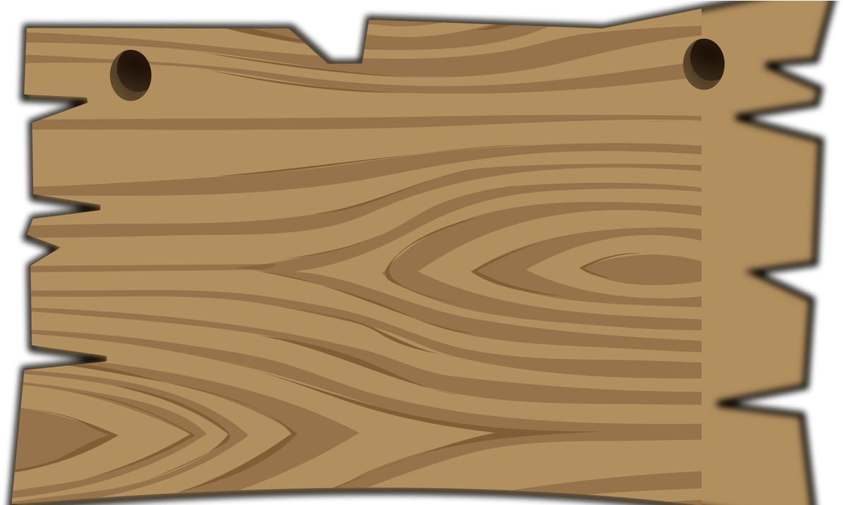 Wood Plank Clip Art Wooden Thing Artwork - Wood Plank Clipart (1200x715), Png Download