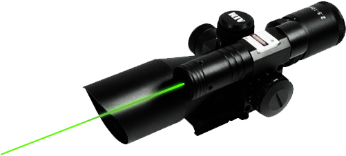 5-10x40g Compact Mil Dot Scope With Laser - Aim Sports Inc. (500x500), Png Download