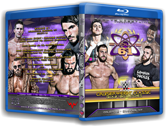 Evolve 61 Blu-ray - Professional Wrestling (600x450), Png Download