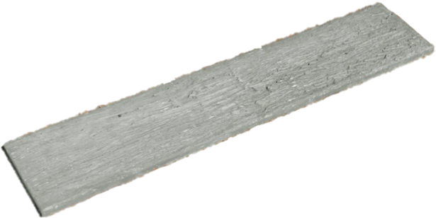 Unstained Wood Grain Concrete Plank, - Twin (615x308), Png Download