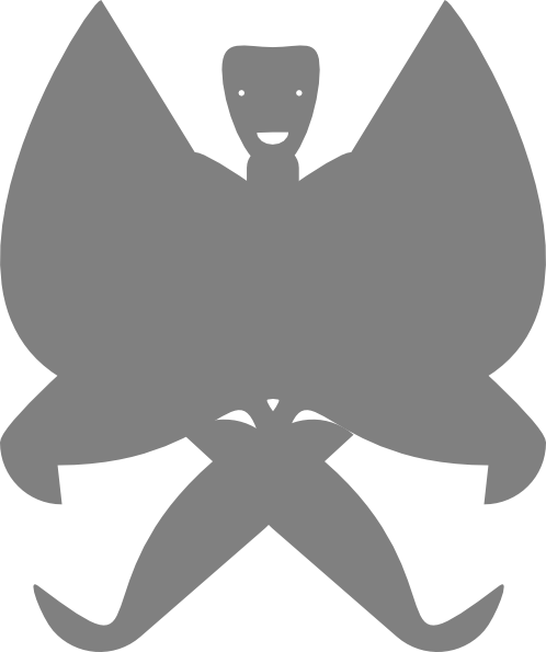 How To Set Use Half Human Figure Silhouette Clipart (498x595), Png Download