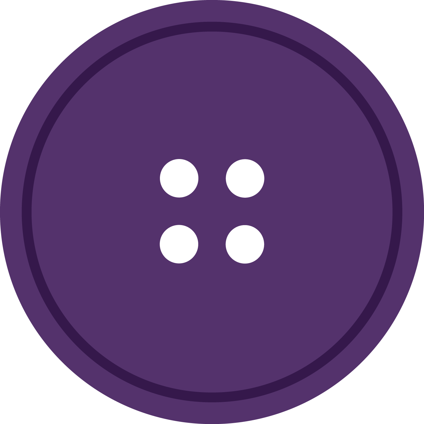 Purple Round Cloth Button With 4 Hole Png Image - Camera Icon (1437x1437), Png Download