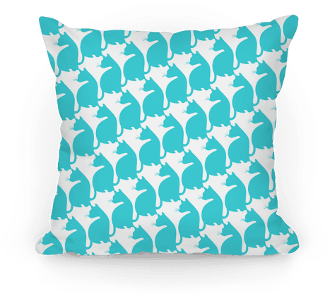 Cats Pattern Pillow - Strange Music Fuck Swag (484x484), Png Download