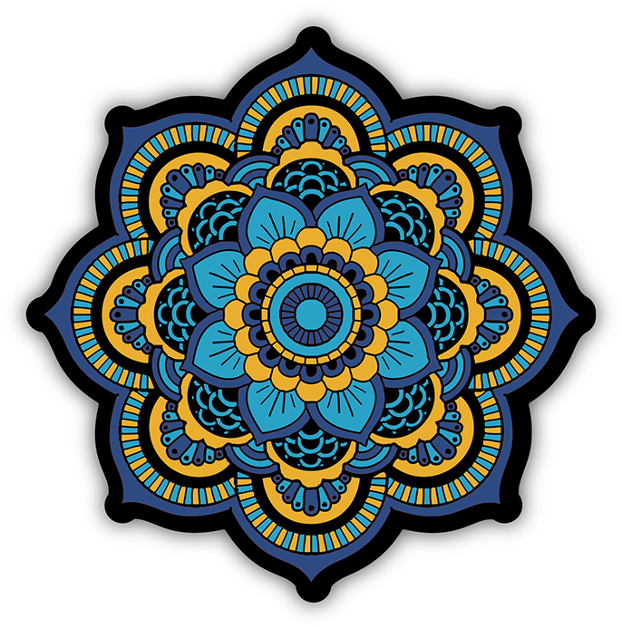 Sacred Geometry Mandala (720x720), Png Download