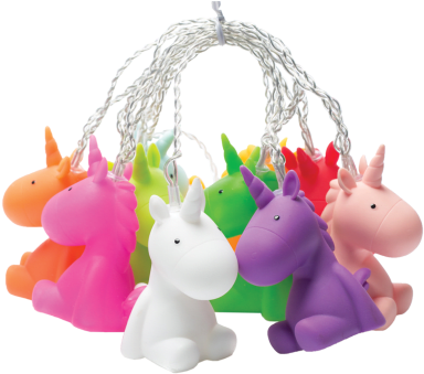 Addcore Multi Colour Unicorn Led String Lights (415x415), Png Download
