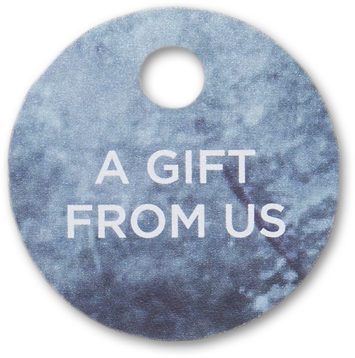 Rustic Night Favor Tag - Circle (700x705), Png Download