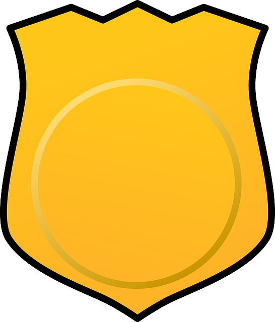 Shield Clipart Badge - Detective Badge Clip Art (546x640), Png Download