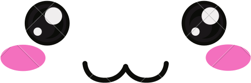 Kawaii Face Png Clip Art Stock - Kawaii Happy Face Png (550x375), Png Download