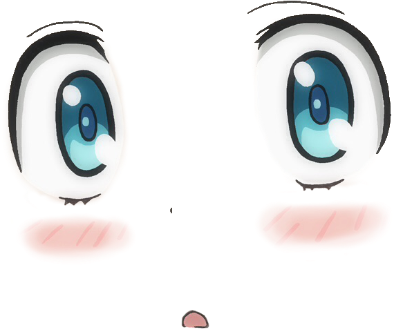 Download Kawaii Face Png Anime Face Roblox Png Image With No