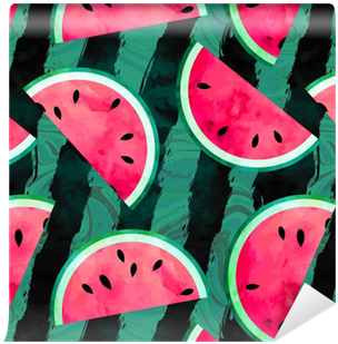 Fruity Seamless Vector Pattern With Watercolor Paint - Samsung Galaxy 5 Plånboksfodral Bunny (400x400), Png Download