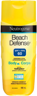 Neutrogena Beach Defense Sunscreen Lotion Spf - Neutrogena Beach Defense Sunscreen Body Lotion Broad (336x435), Png Download