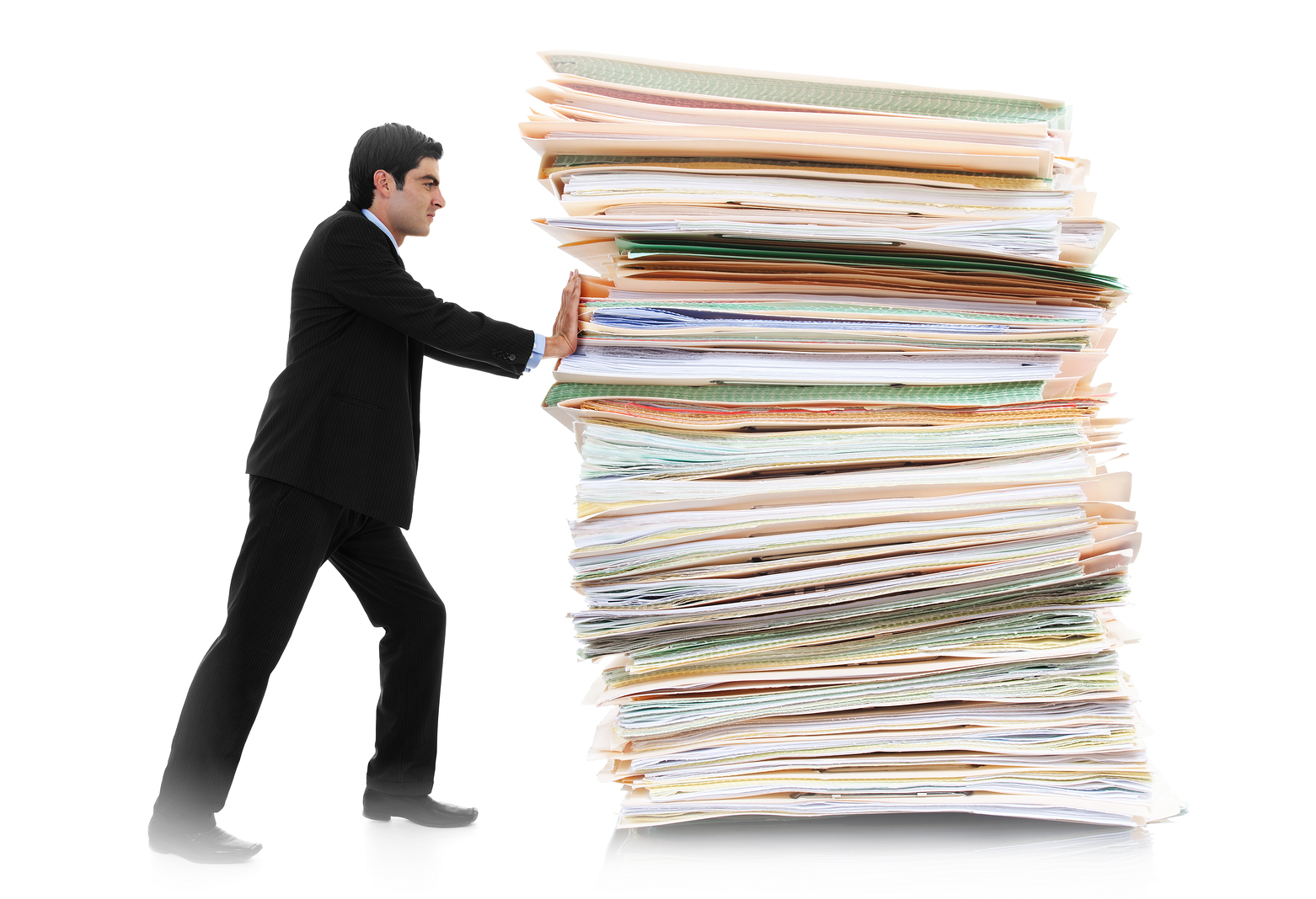 41% Of Hr Decision Makers Questioned Cited Over 10 - Documents Pile Up Png (1600x1067), Png Download
