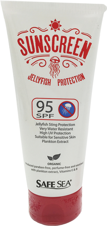 Safe Sea Jellyfish Protection Organic Spf 95 Sunscreen - Safe Sea Spf 95 (1024x1024), Png Download