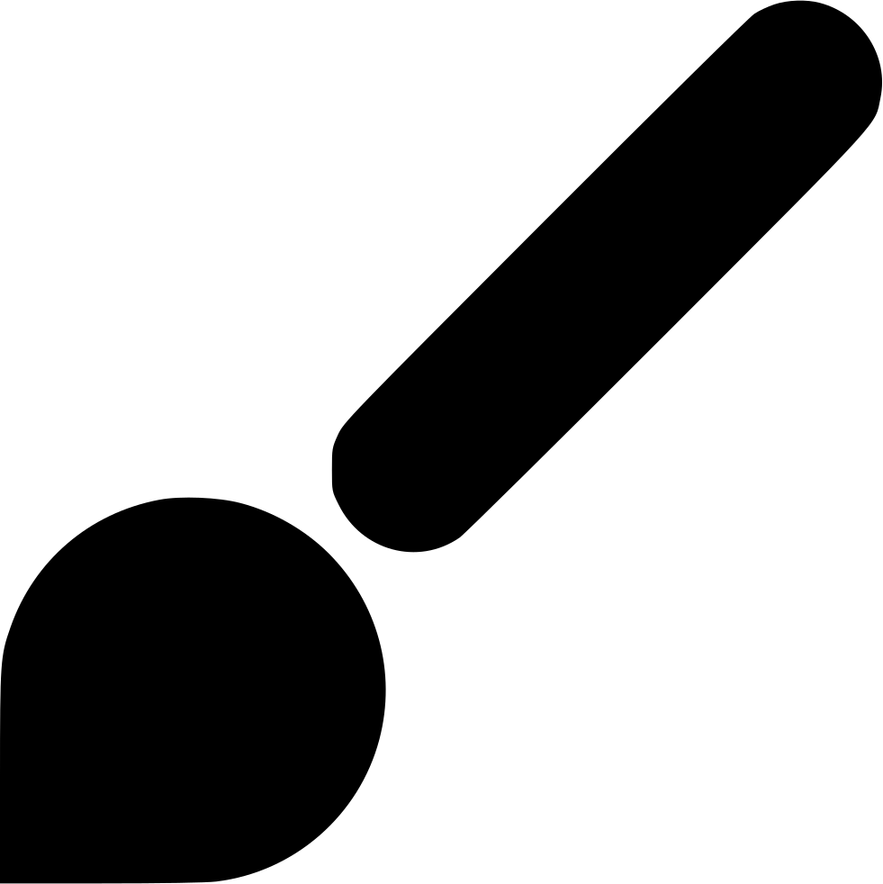 Brush Art Paint Tool Design Comments - Skateboarding (981x982), Png Download