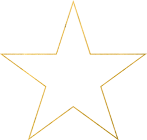 Gold Star - Gold (510x484), Png Download