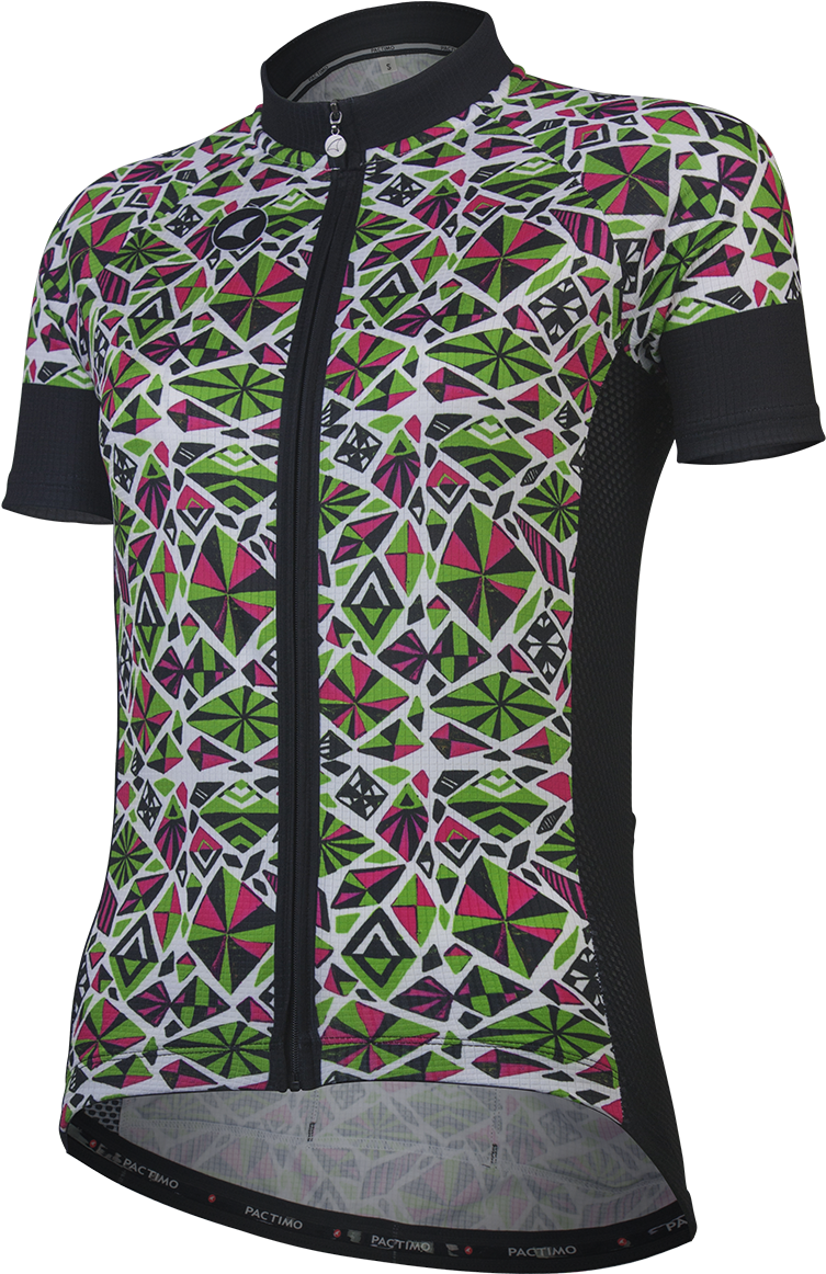 "geometric Overlap 3" Jersey By Gregory Klein - Cycling Jersey (1200x1200), Png Download