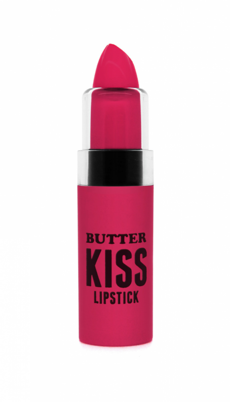 Source - Luxplus - Photos - Report - Pink Lipstick - W7 Cosmetics Butter Kiss Lips Pink - Very Berry (800x800), Png Download