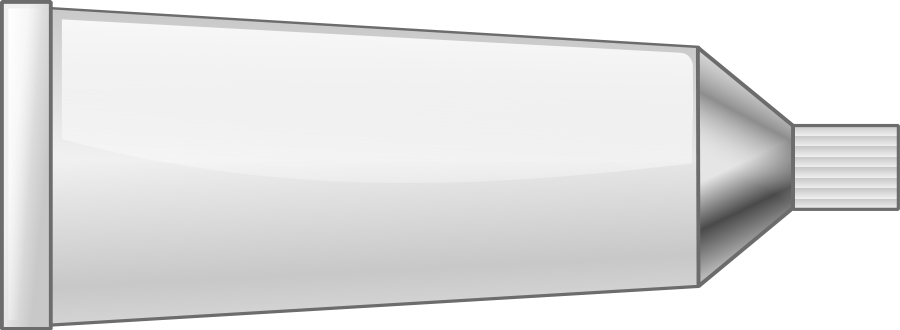 This Free Clipart Png Design Of Color Tube White Clipart (900x330), Png Download