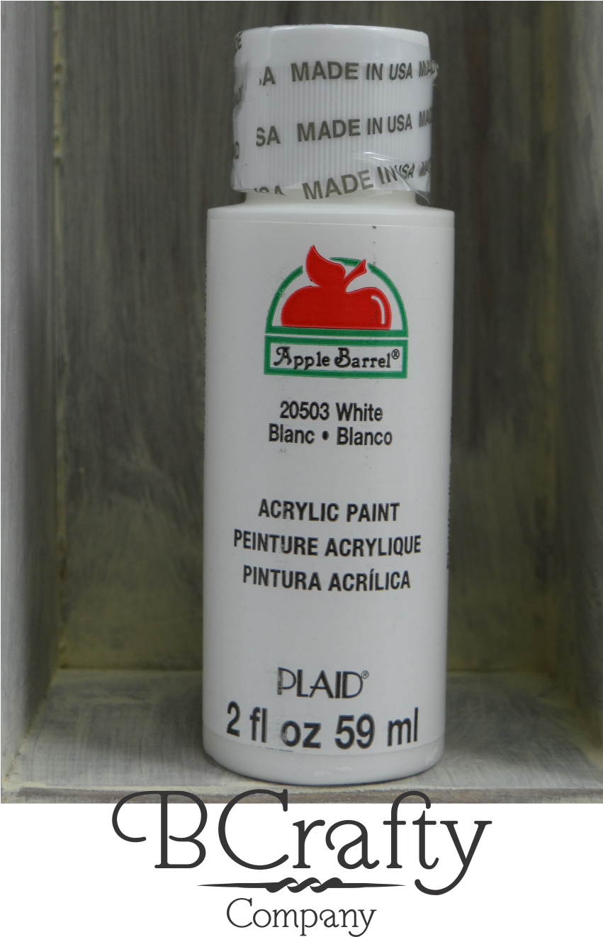 2oz White Craft Paint Apple Barrel - Apple Barrel Craft Paint Apple Barrel Colors - Country (1124x1690), Png Download