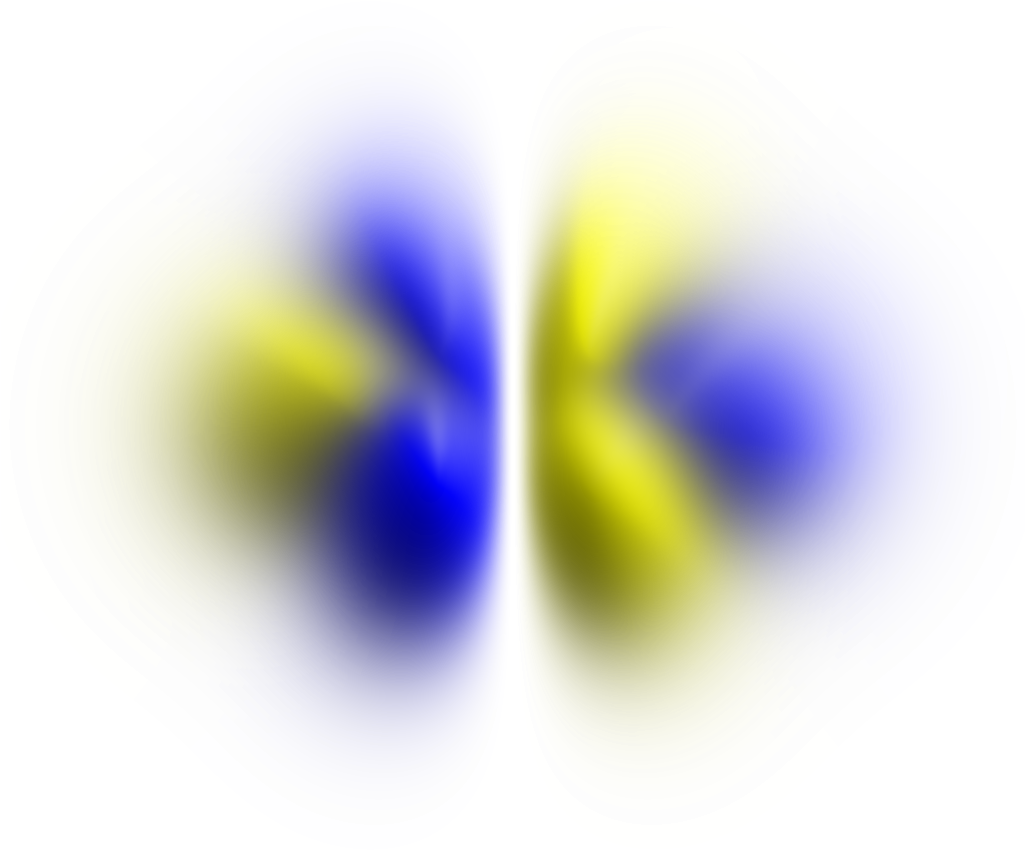 Atomic Orbital Cloud N4 Fx - Close-up (1024x1024), Png Download