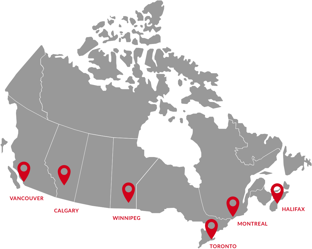 Airbase Services Across Canada - 2015 Canada Election Map (1091x872), Png Download