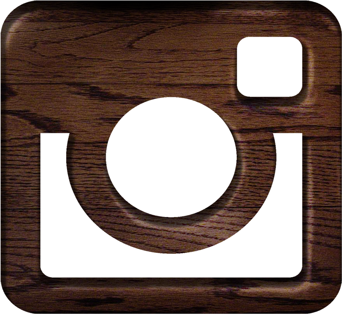 Wooden Instagram Logo - Wooden Instagram Png (1665x1413), Png Download