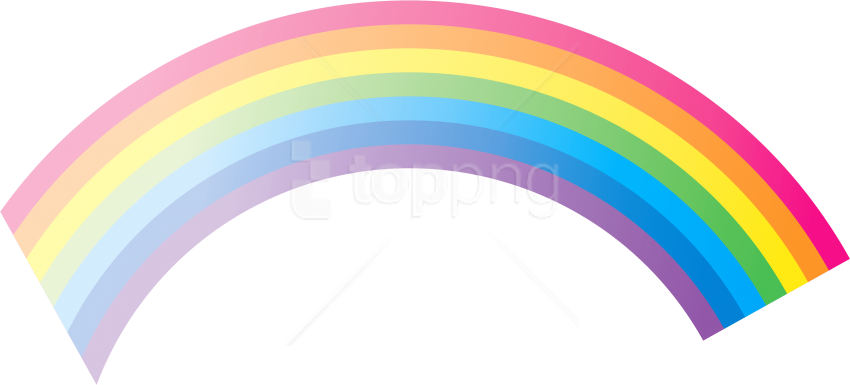 Free Png Download Rainbow Clipart Png Photo Png Images - Rainbow Png No Background (850x385), Png Download
