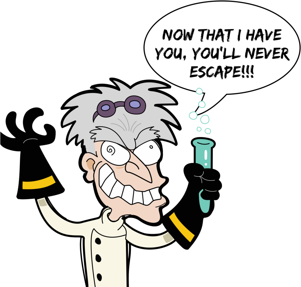 Mad Scientist Transparent (1024x958), Png Download