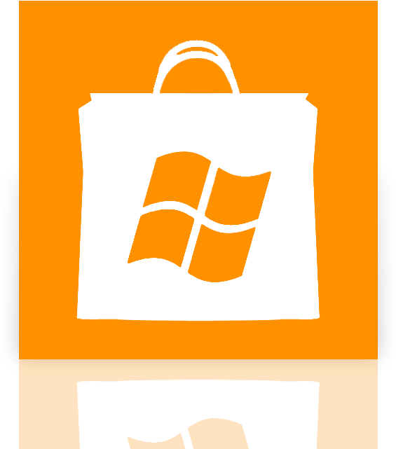 Windows, Store, Mirror Icon - Android Logo Apple Logo Windows (640x640), Png Download