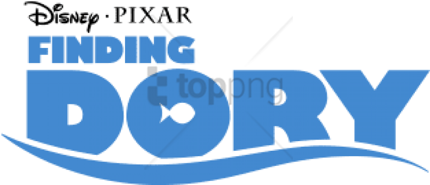 Free Png Download Disney Pixar Finding Dory Marine - Finding Dory Logo Png (850x367), Png Download