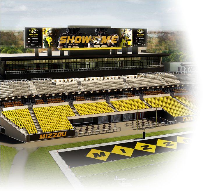 Image - Mizzou South Endzone Camera (696x700), Png Download