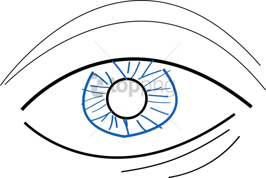 Download Free Png Download Simple Eye Drawing Png Images Background - Simple  Eyes Drawing Color PNG Image with No Background 