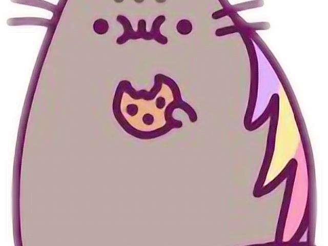 Drawn Unicorn Pusheen Cat - Dibujos Kawaii De Pusheen (640x480), Png Download