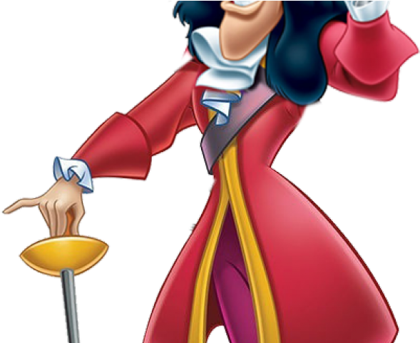 Hook Clipart Captain Hook - Disney Villains Peter Pan (640x480), Png Download