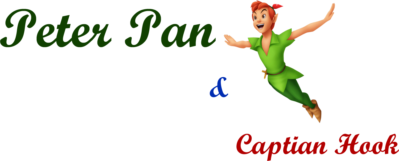 Peter Pan And Captain Hook - Peter Pan (1330x537), Png Download