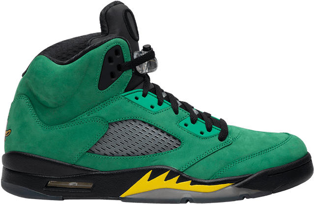 Air Jordan 5 'oregon Ducks' - Basketball Shoe (750x750), Png Download