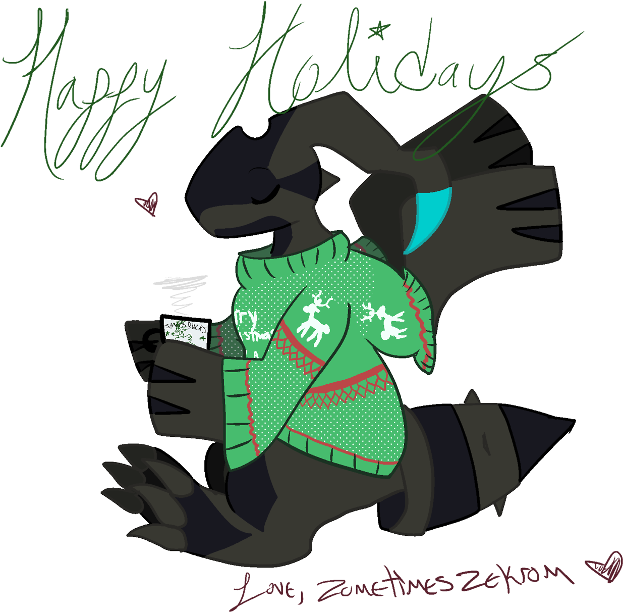 Happy Holidays From Sterope And Mun What Ever You Do - Illustration (1280x1280), Png Download