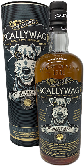 Douglas Laing's Scally Wag Small Batch Malt Scotch - Scallywag Blended Malt Whisky (600x600), Png Download