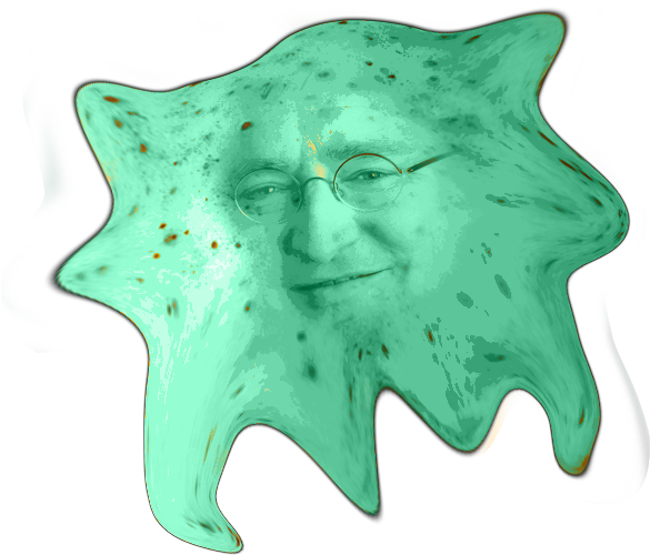Gibbel Is A Demigod Entity Which Resembles A Amoboea - Gabe Newell Smile (613x524), Png Download