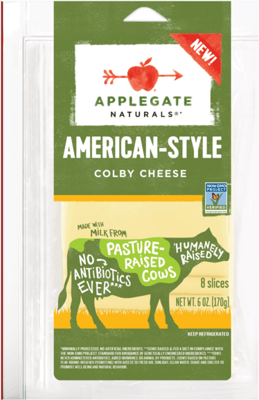 Applegate Naturals® Cheese - Dairy Cow (600x600), Png Download