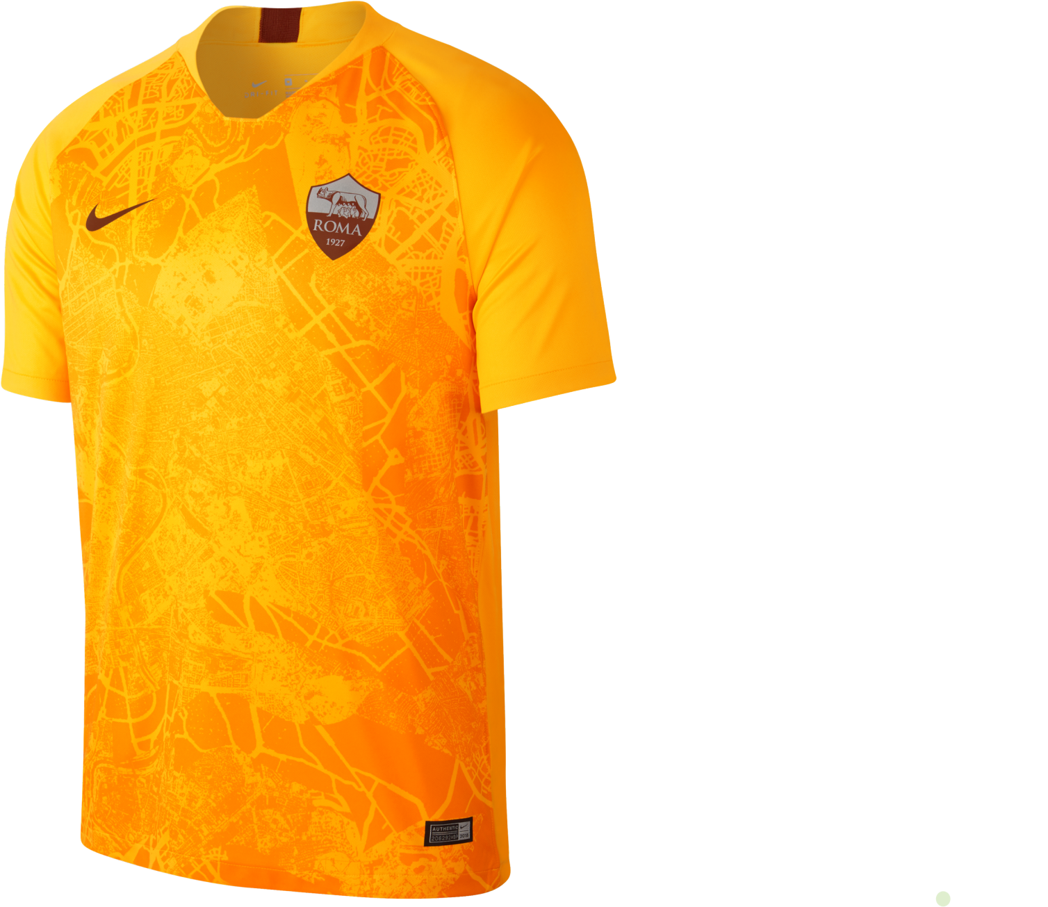 T Shirt Nike Roma 2018/19 Breathe Stadium Third 919018 - Roma Third Kit 18 19 (2128x1416), Png Download