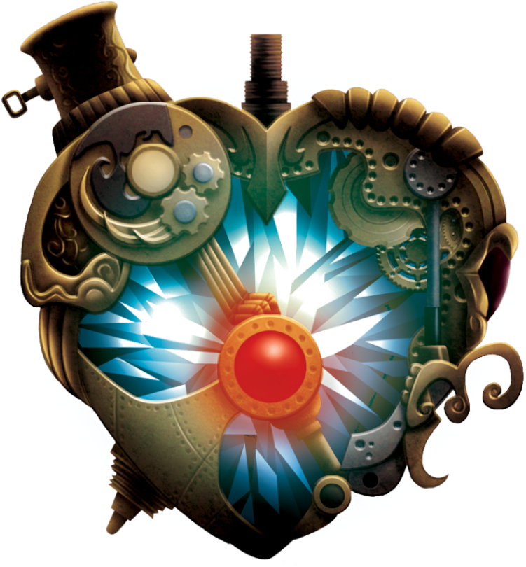 The Diamond Mechanical Heart That Binds Cara And Nate - Nefertiti's Heart (812x837), Png Download