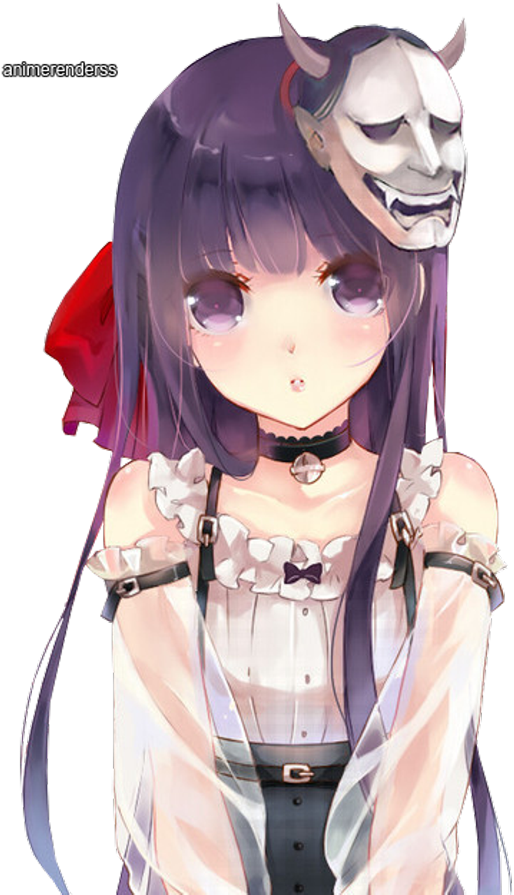 Download Anime Manga Girl Cute Kawaii Purple Hair Japanese