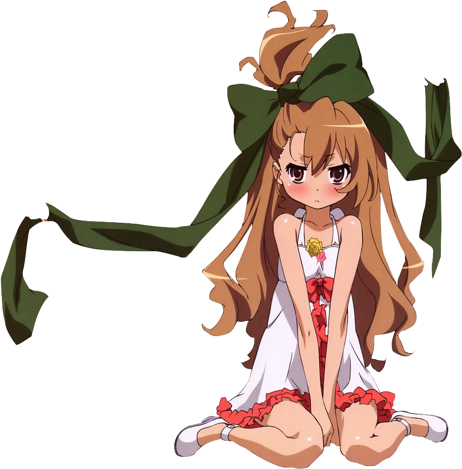 Taiga Aisaka With Weapon (954x1000), Png Download