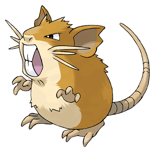 Rattata Pokemon (630x630), Png Download