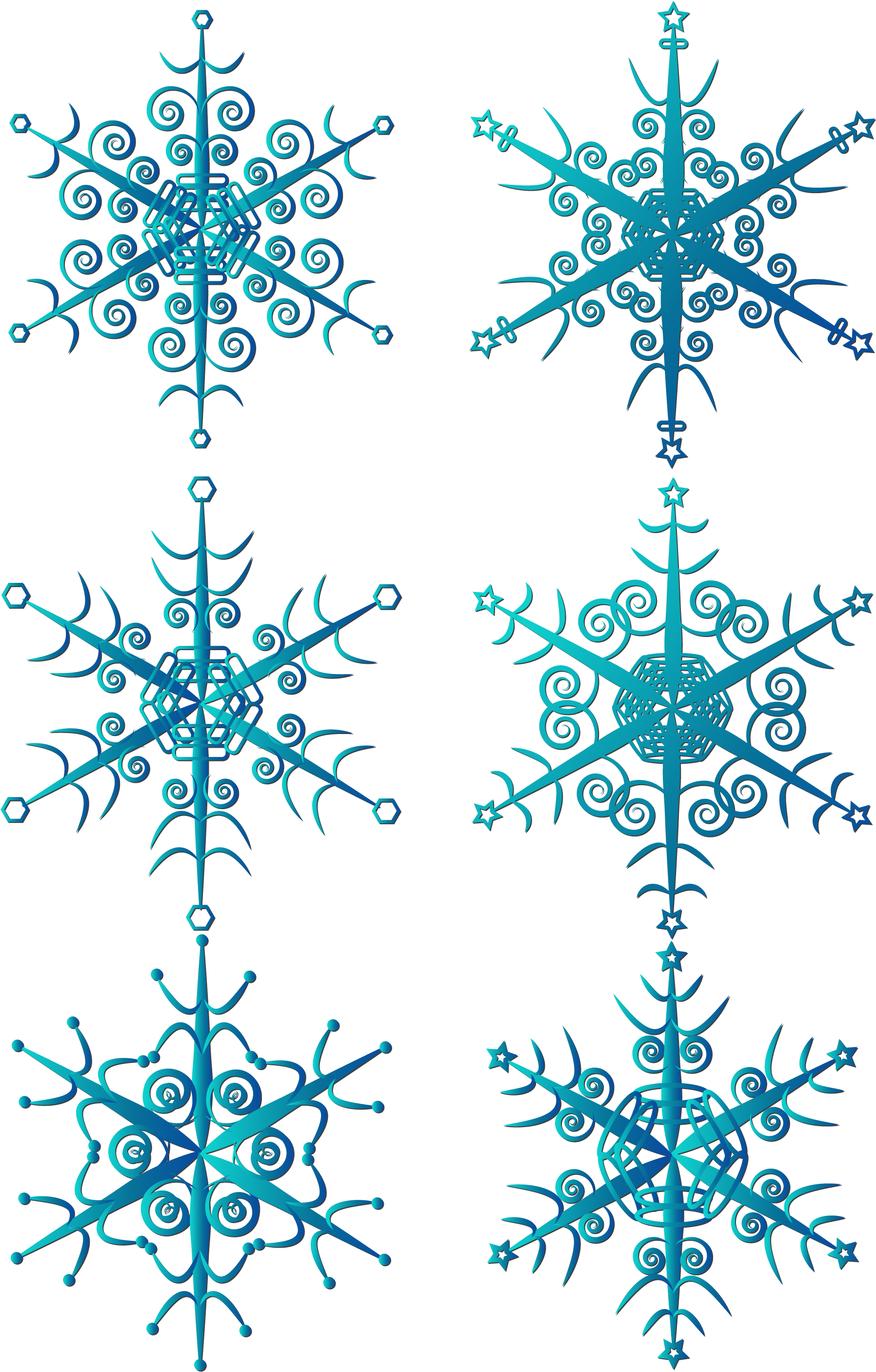 Snowflake Decoration Blue Simple Element Png And Vector - Ninja Yıldızı Resimleri (2133x2852), Png Download